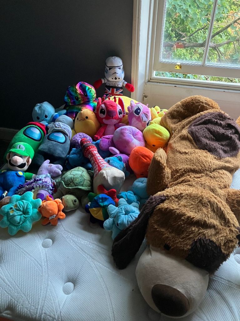 Large Bundle of Mixed Plush Toys – Good Condition