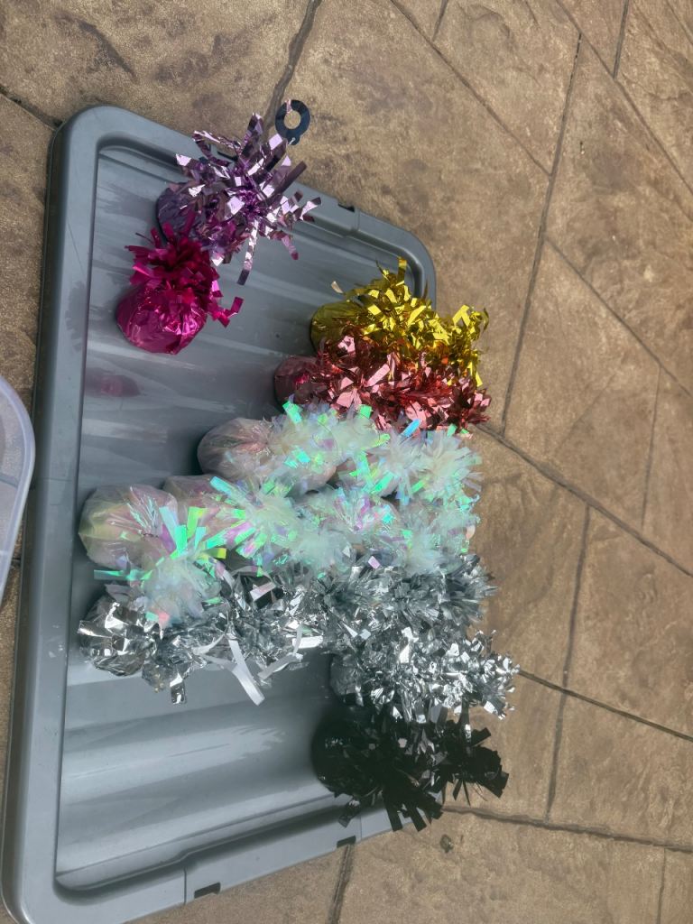 Mixed Balloon weights 