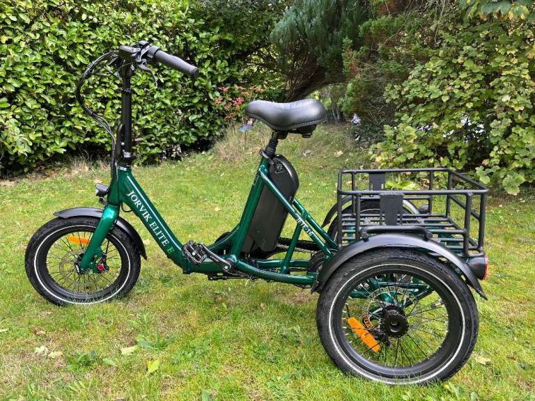 Jorvik JETE-16 Elite, low step-through, compact, folding Trike- only done 37 miles.