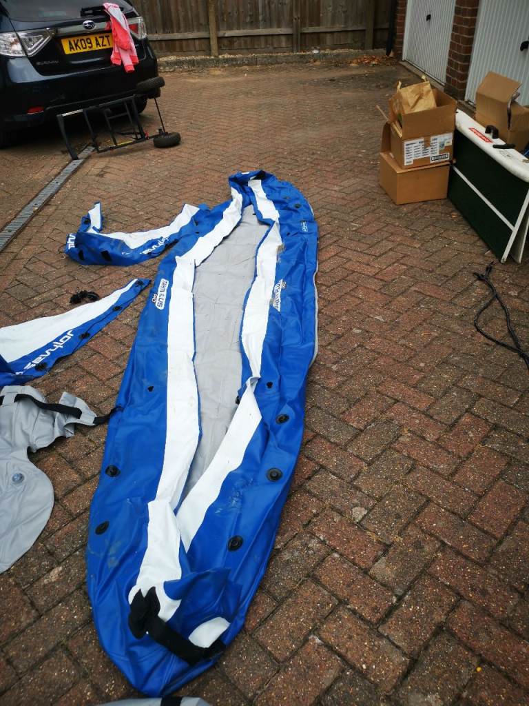 Sevylor Tahiti Plus Pro Inflatable Kayak - Blue/White