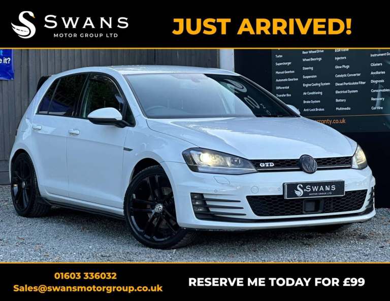 2016 Volkswagen Golf 2.0 TDI GTD 5dr HATCHBACK DIESEL Manual