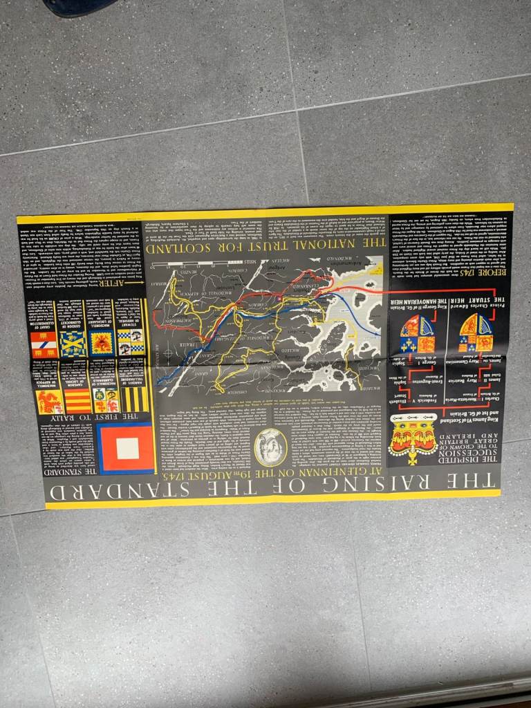 National Trust Poster Raising Of The Standard At Glenfinnan on 19th August 1745