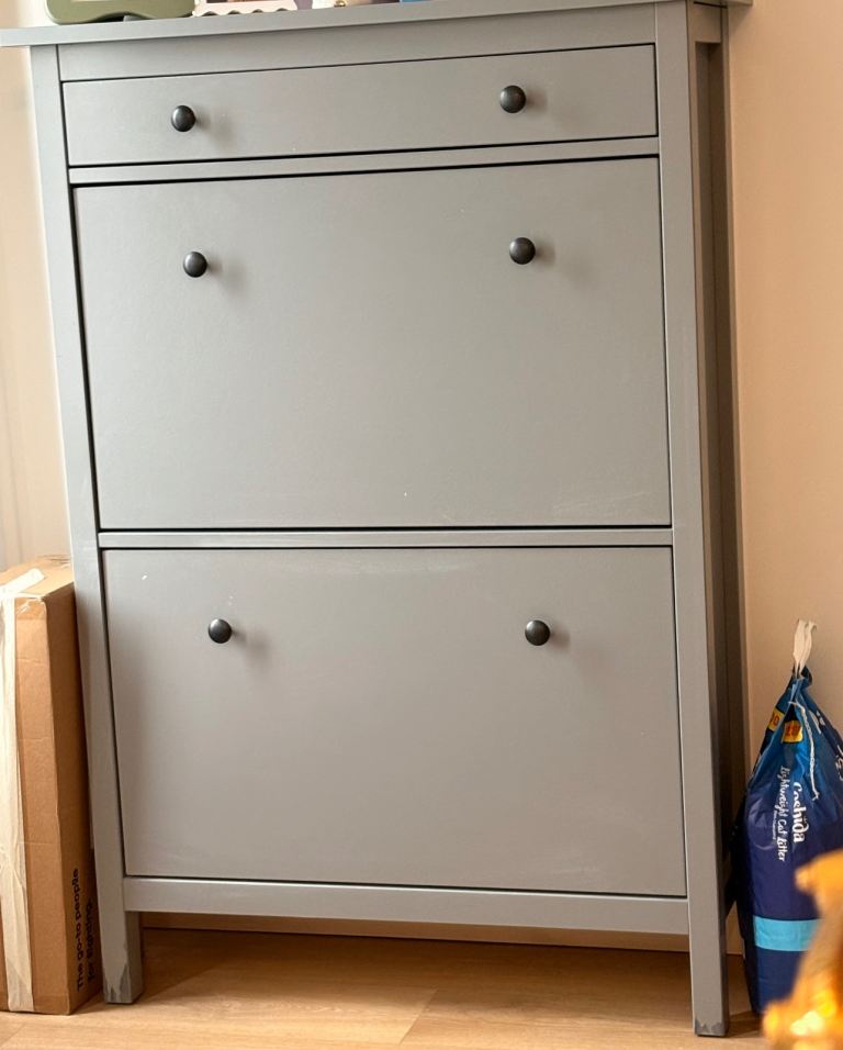 IKEA grey foot storage 