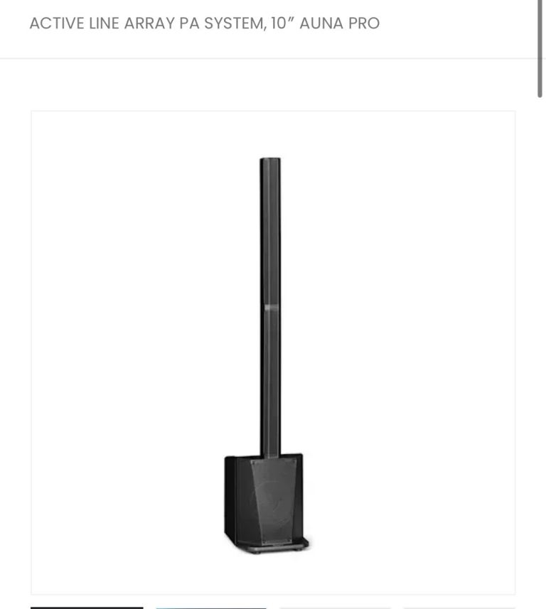 AUNA TB 700‑BT Active Line Array PA System (column-style PA)  ￼.