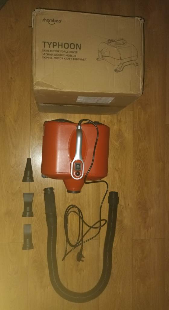 Shernbao Typhoon Boxed DHD-3000F Force Dog Hair Fur Dryer 3000 Watts 3kW