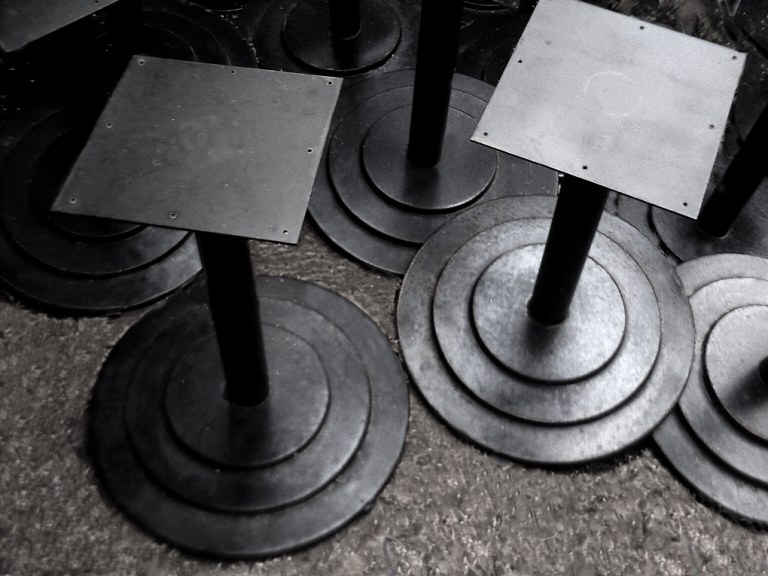 SIXTEEN VINTAGE ULTRA-STURDY CAST IRON PUB TABLE BASES: MICROPUB, RESTAURANT, BISTRO OR HOME BAR