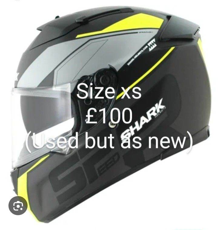 Shark Race R XS tinted visor barely used but perfect condition ditio 
