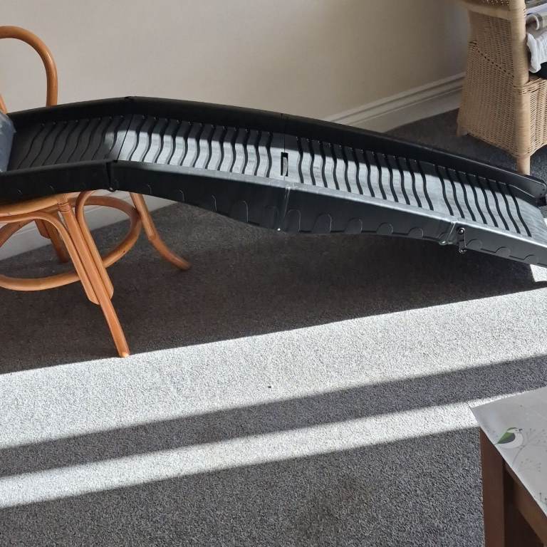 Dog car ramp never used
