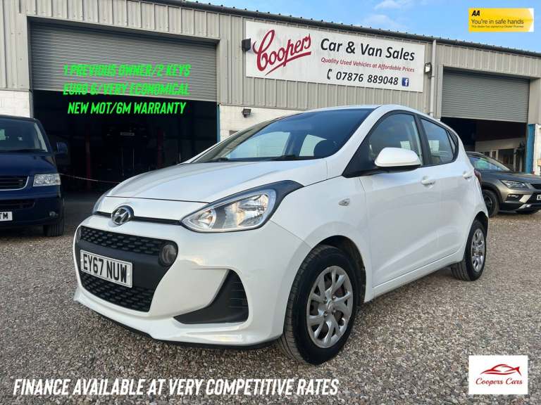 2017 Hyundai i10 1.0 SE 5dr HATCHBACK Petrol Manual
