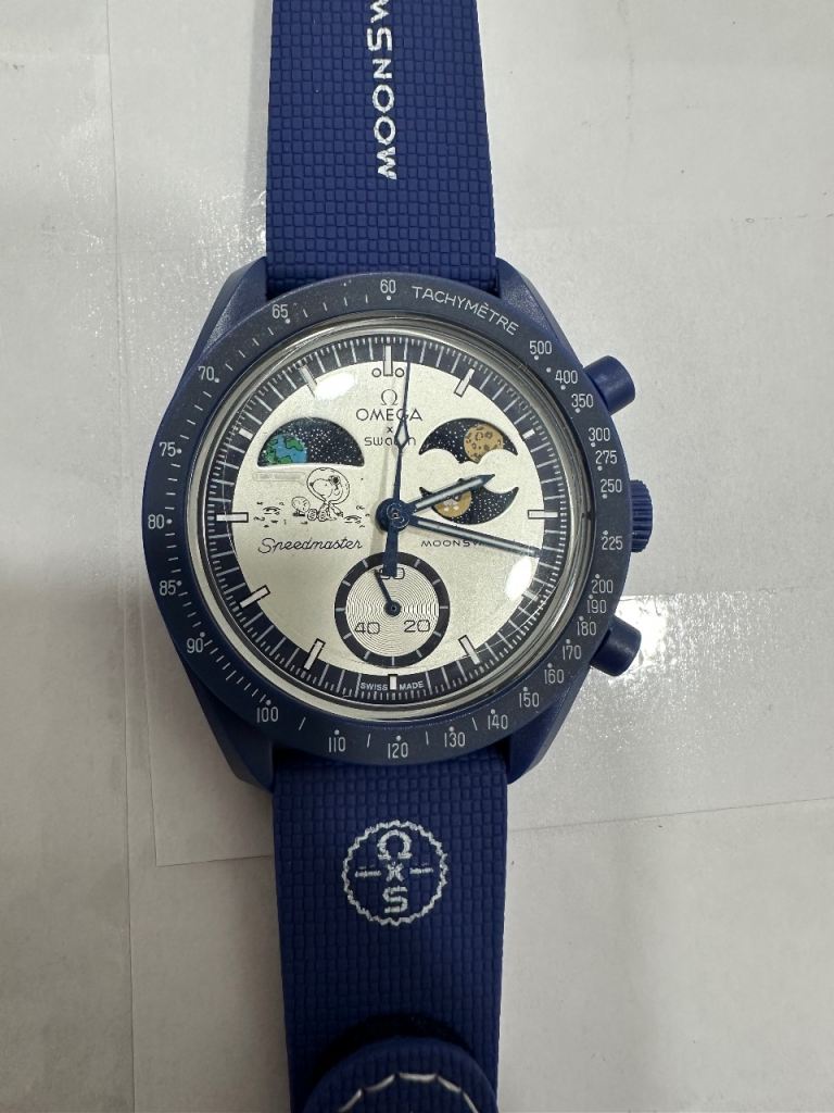 Omega Moonswatch - Moonshinegold Navy
