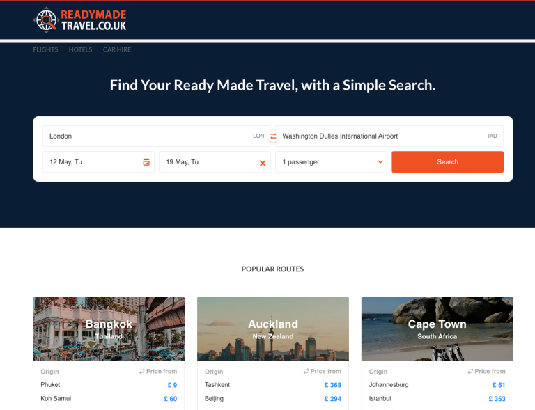 Ready Made Travel Business – Flights, Hotels & Car Hire