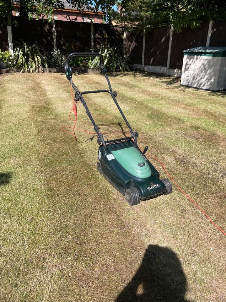 HAYTER Electric Rotary Lawnmower with Grass Box – Fair Condition