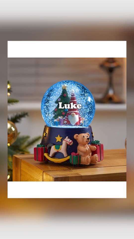 Musical Gonk Snow Globe
