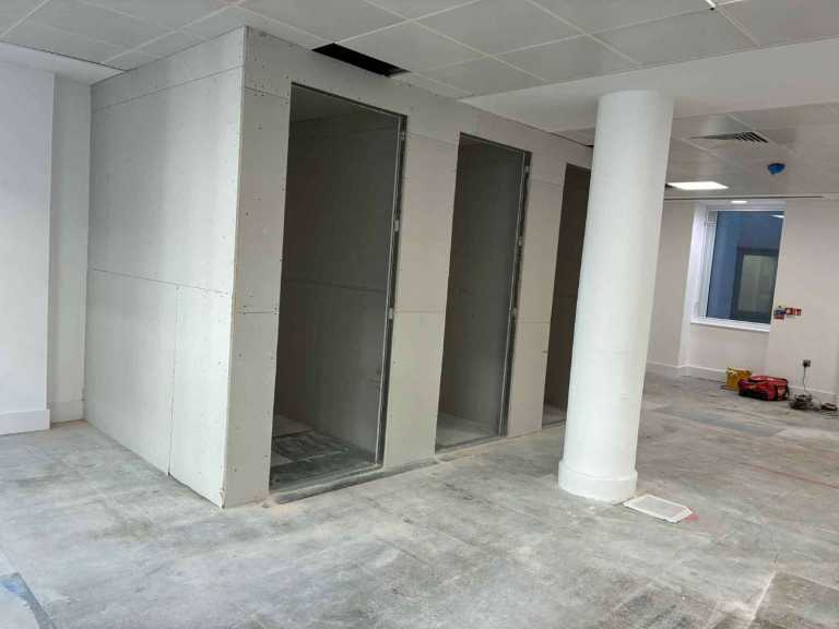 Drylining, Metal Stud Partitions & MF Ceilings – London