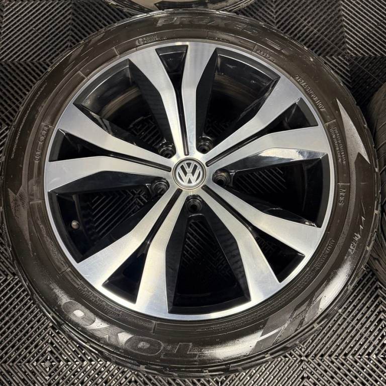 20'' GENUINE VW TOUAREG TARRAGONA ALLOY WHEELS ALLOYS TYRES Q7