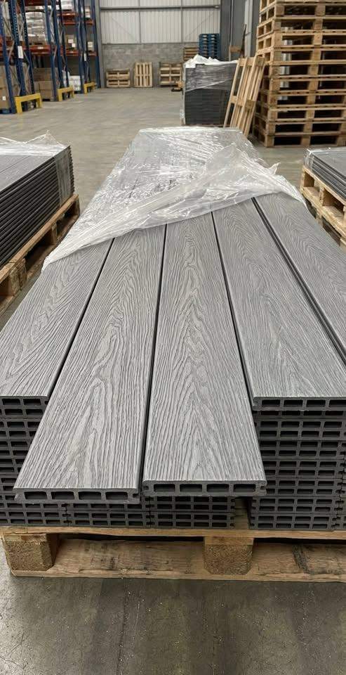 Cheap Composite Decking Boards 3.6m | Silver Grey £25