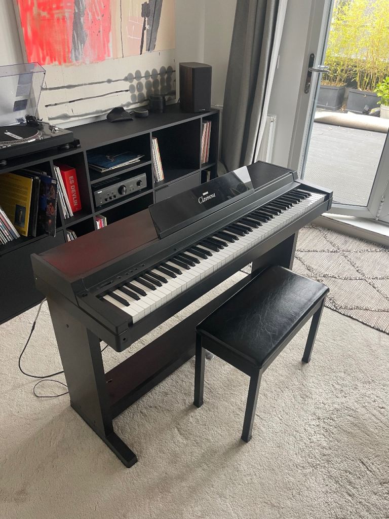 Yamaha Clavinova CLP-50 Digital Piano + Stool – Vintage Weighted Keys