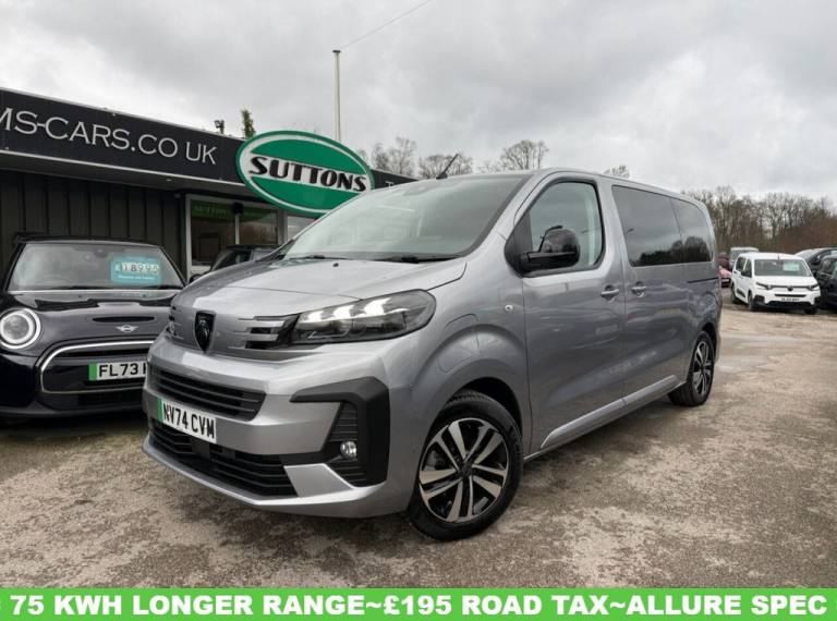 2024 Peugeot e-Traveller 75kWh Allure Standard MPV 5dr Electric Auto MWB (8 Seat, 11kW Charger) (...