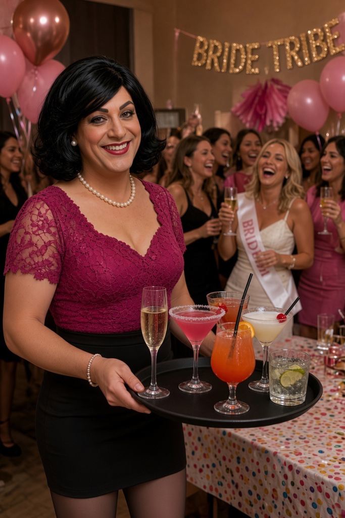 Drag Artist to serve Drinks at Hen Nights, Ladies Nights. 