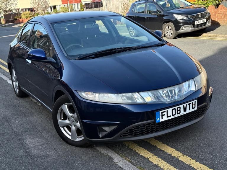 2008 HONDA CIVIC 1.8 i-VTEC SE 5dr i-SHIFT Auto Ulez Free Automatic