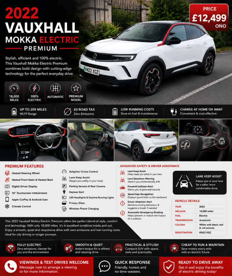 Vauxhall Mokka,Electric Premium 2022