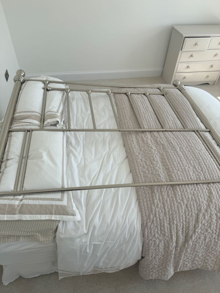 Chrome King Size Headboard