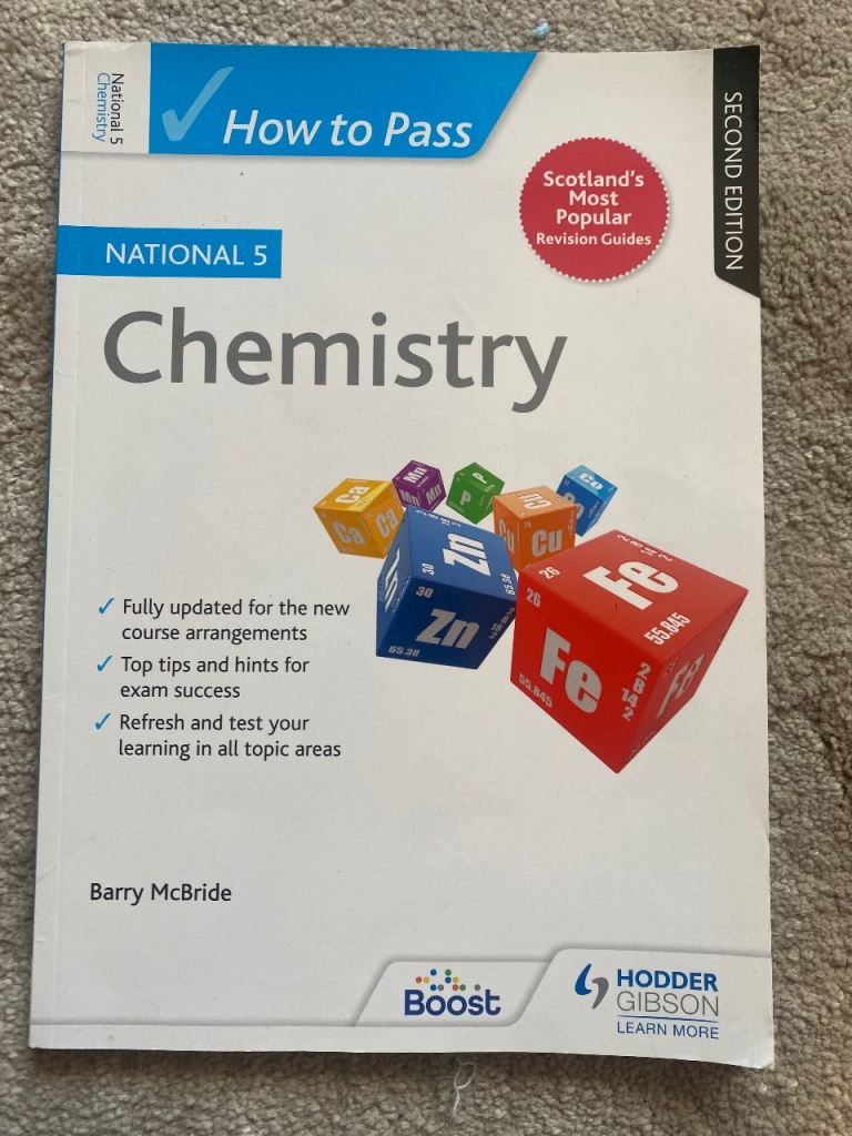 Chemistry Nat 5 txt book