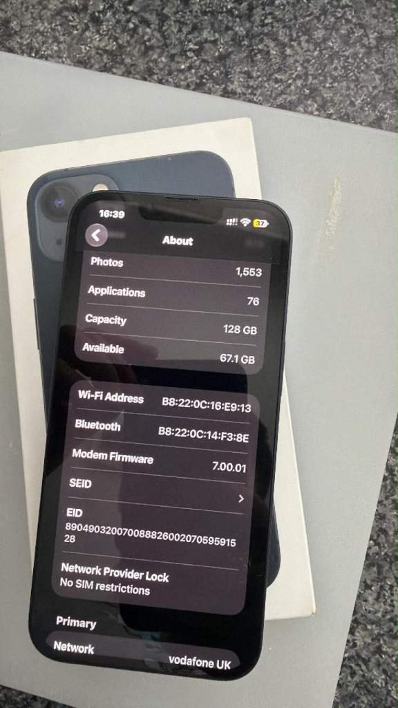 Apple iPhone 13 128GB – Black, As Good As New