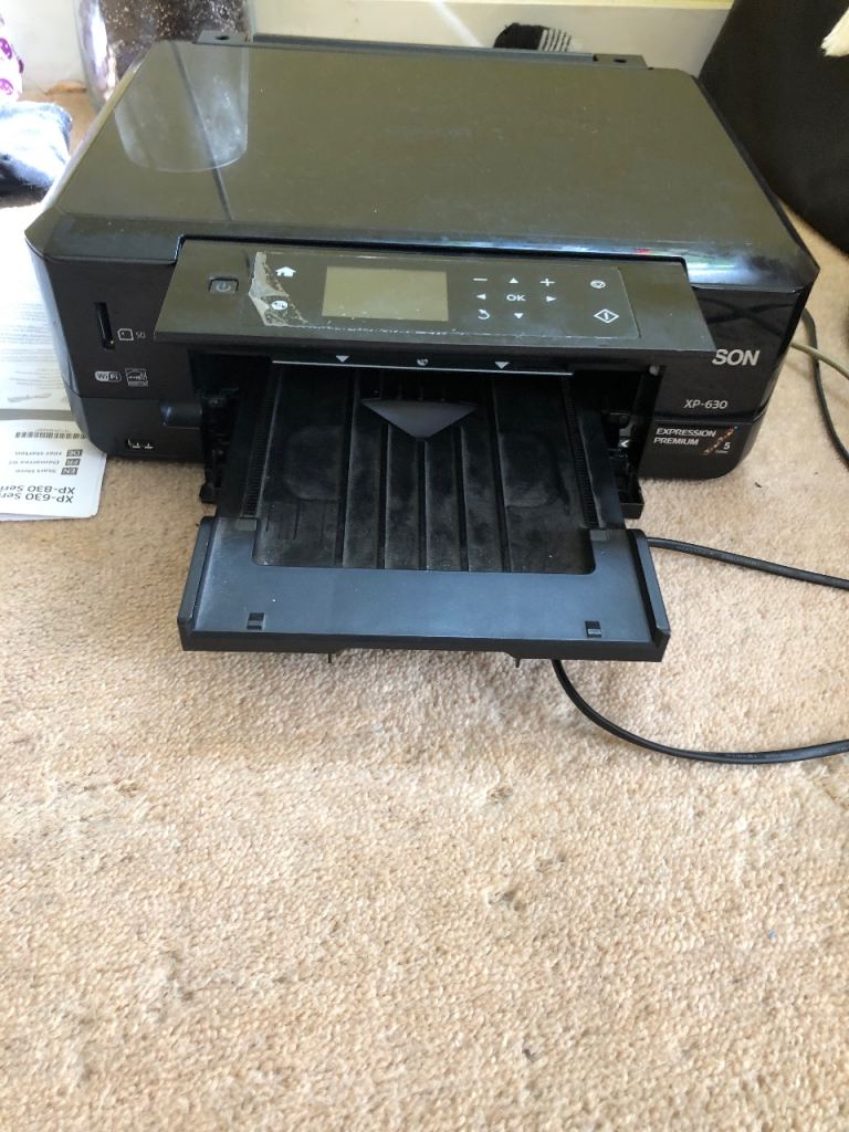 Epson XP-630 Printer & Ink Cartridges – Good Condition