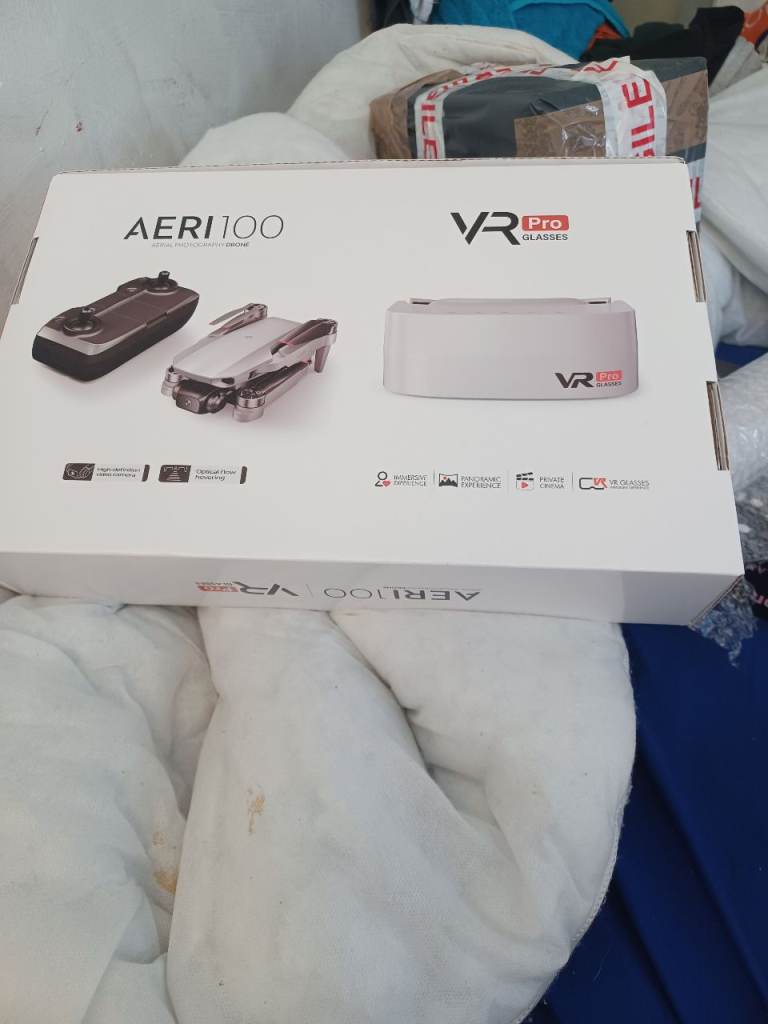 AERI100 Drone with VR Pro Glasses - Brand New in Box