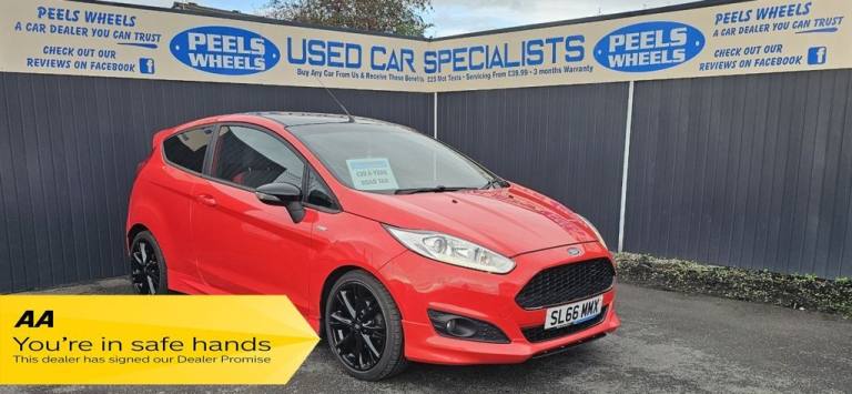 2016 66 FORD FIESTA 1.0T ECO ST-LINE HATCHBACK PETROL MANUAL EURO 6