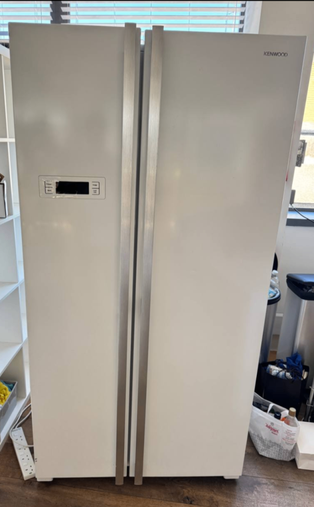 Kenwood American Style Fridge Freezer - White, Good Condition