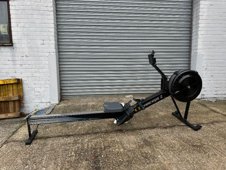 Concept 2 Model D PM5 Black Indoor Rowing Machine! Good Condition Serviced