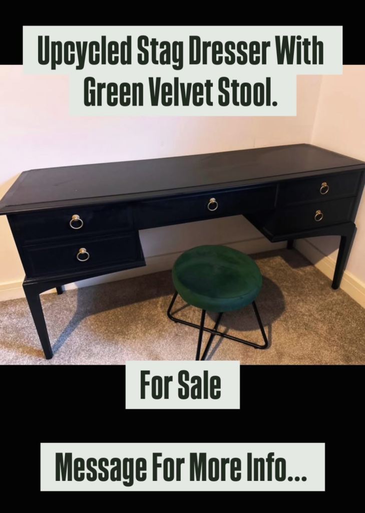 Upcycled dressing table. 