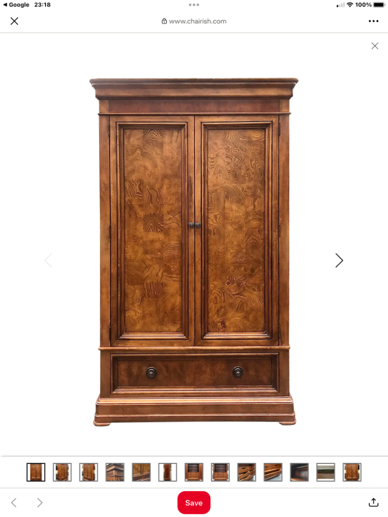 Ethan Allen Wardrobe Collection Armoire