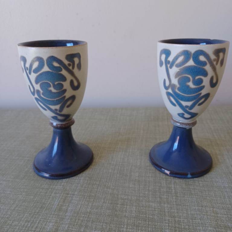 Laugharne Pottery Goblets