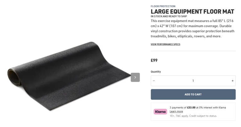 Large Gym Floor Mat