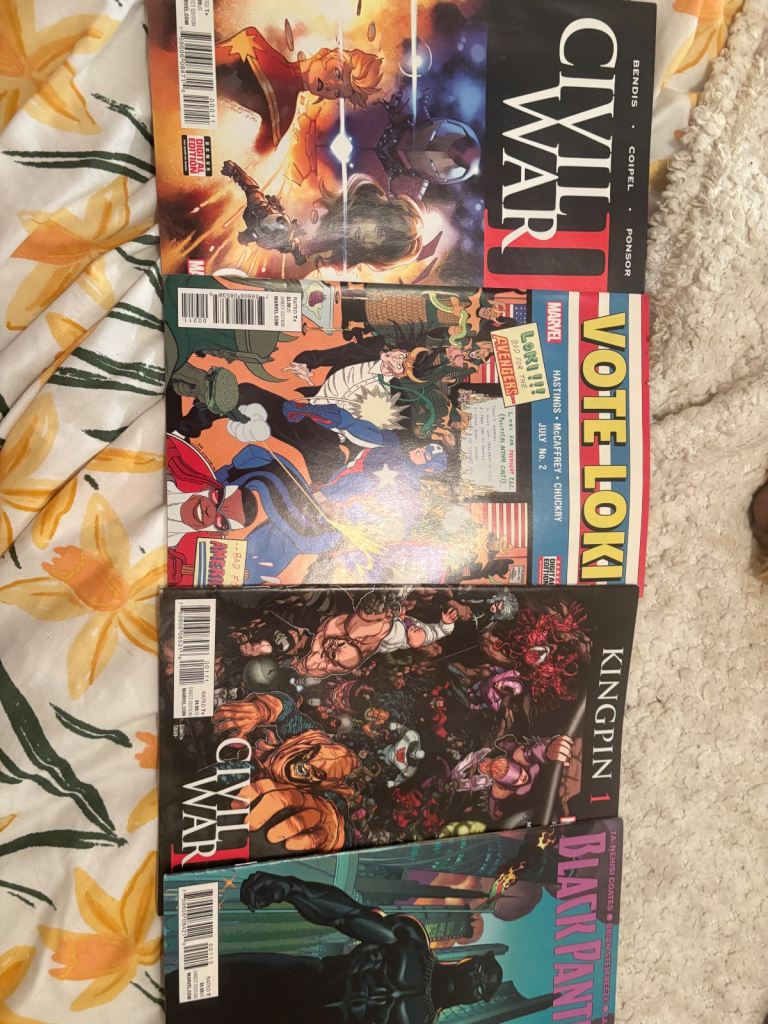 Collection of comic books