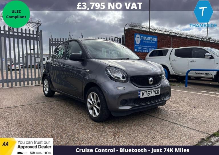 2018 smart forfour 1.0 Passion Hatchback 5dr Petrol Manual Euro 6 (s/s) (71 ps) Hatchback Petrol ...