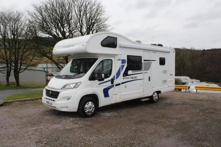 2016 "16" Reg Swift Escape 696 Family Sized 6 Berth Motorhome, Fixed Rear Bunks