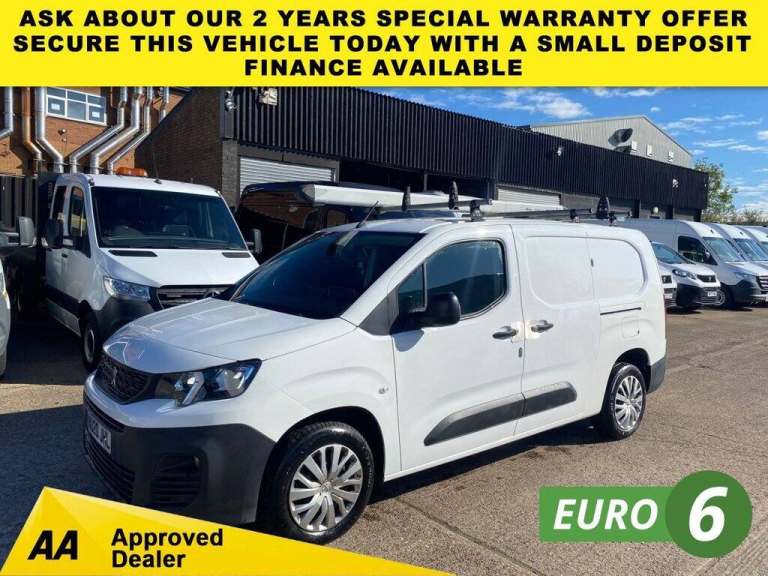2020 20 PEUGEOT PARTNER 1.5 BLUE HDI PROFESSIONAL LWB 100BHP. LOW 29K MLS. ROOF