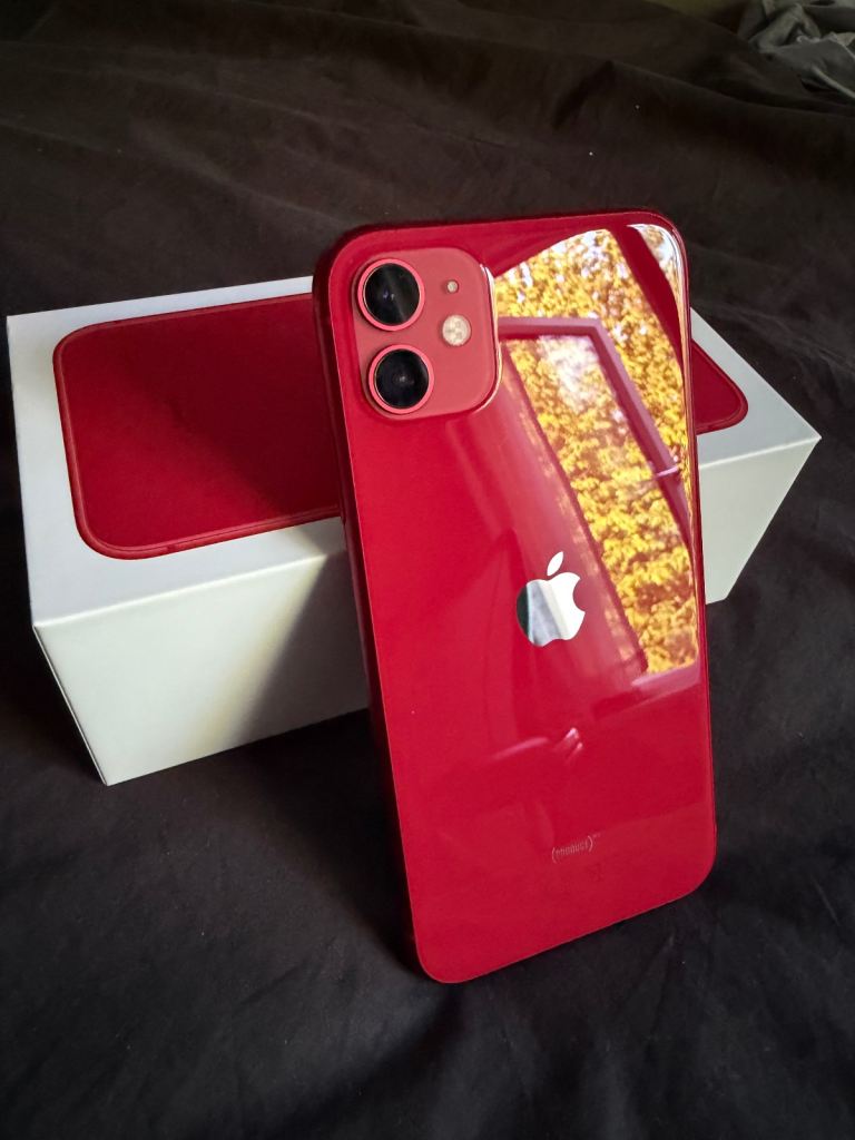 Apple iPhone 11 128GB Product Red - Boxed with Accessories, Good Condition