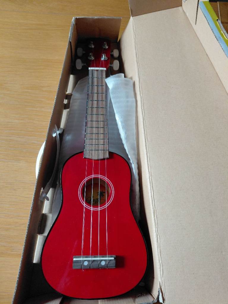 Brand New Red Ukulele in Box – Perfect for Beginners