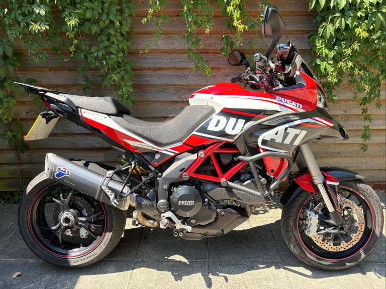 2014 /14 Ducati Multistrada 1200 S pikes peak £6000 Red 28655 miles. 