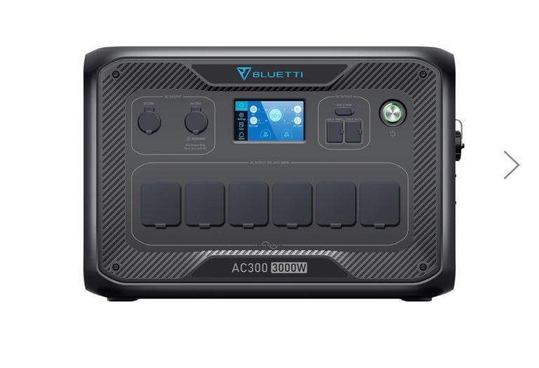 Bluetti AC300 Solar generator home backup pv off grid