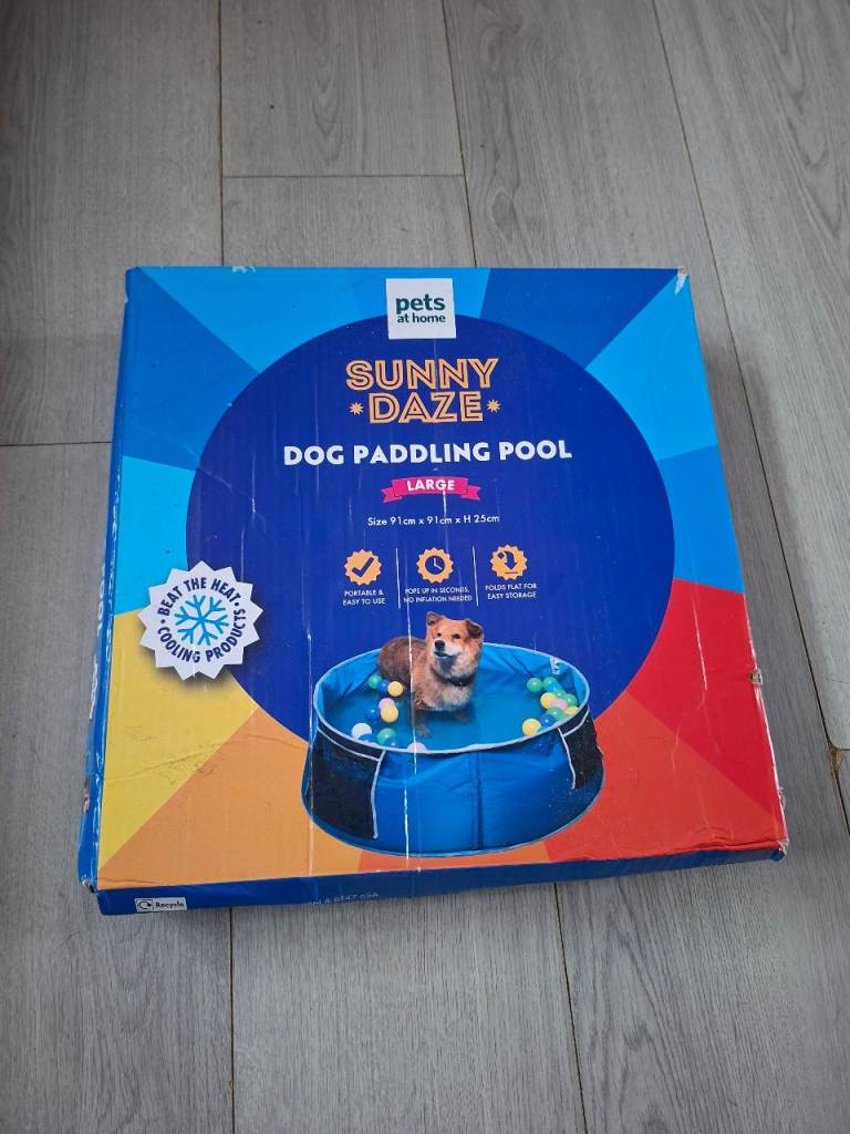 Dog paddling pool 