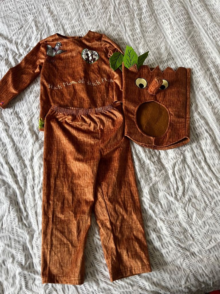 Stick man costume age 3-4 years 