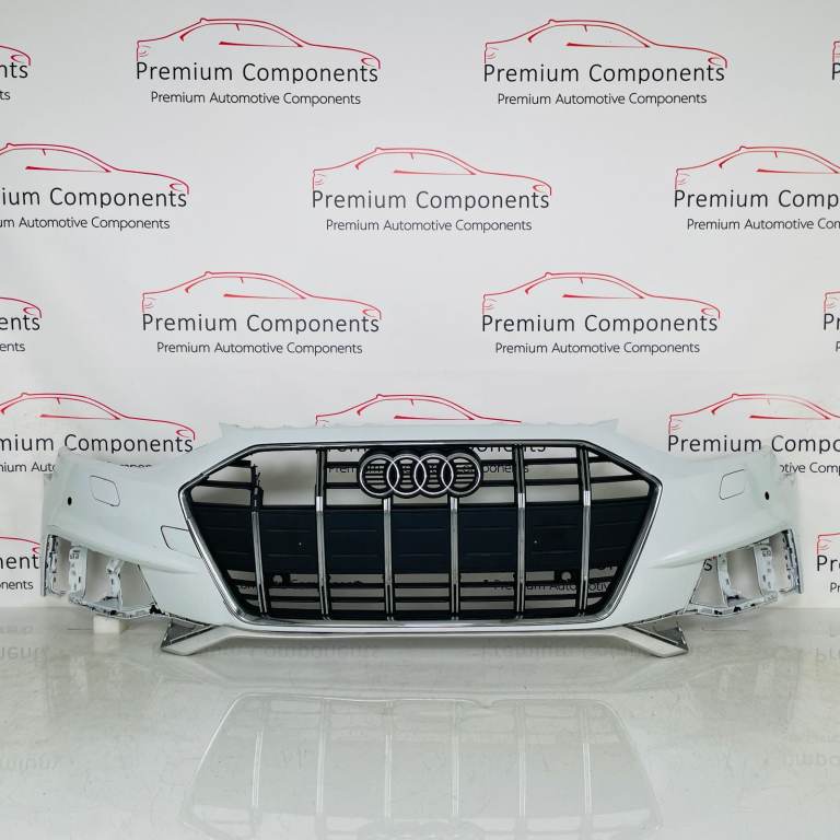 Audi A4 Front Bumper B9 Allroad Genuine White 8W0807437BB | 2019-2024 [BF107]
