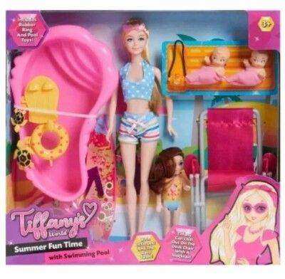 it's a tiffany's World summer fun time with swimming pool