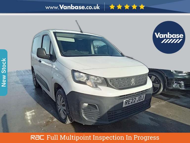2022 Peugeot Partner 1.5 BlueHDi 1000 Professional Premium Standard Panel Van 5dr Diesel Manual  ...